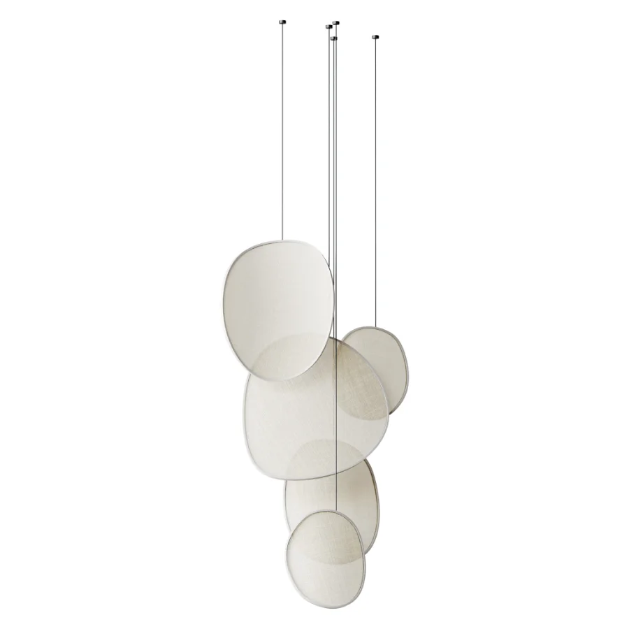 LED fabric pendant lamp - Image 4