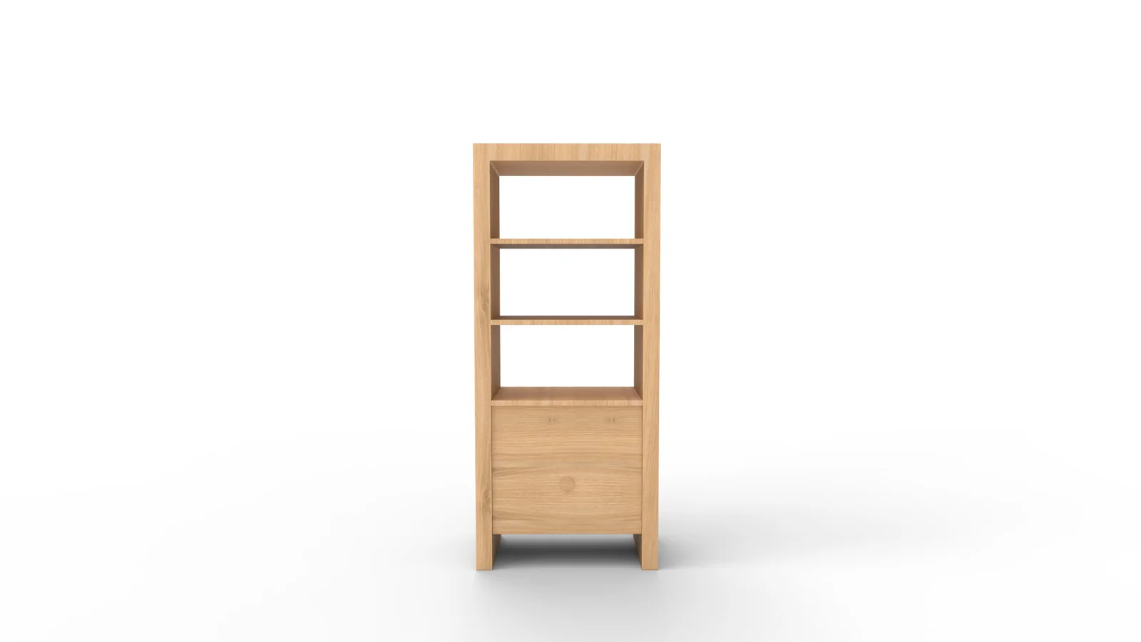 Baja Natural Storage Bookcase - Image 4