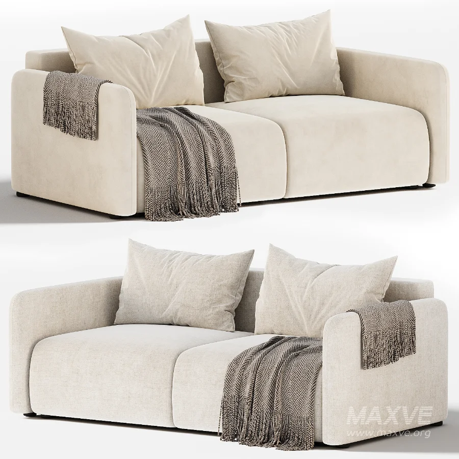 Straight sofa Kartos Velvet by divan - Image 5