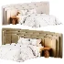 Addax Velvet Luxury Wide Triple Layer Headboard - Thumbnail 3