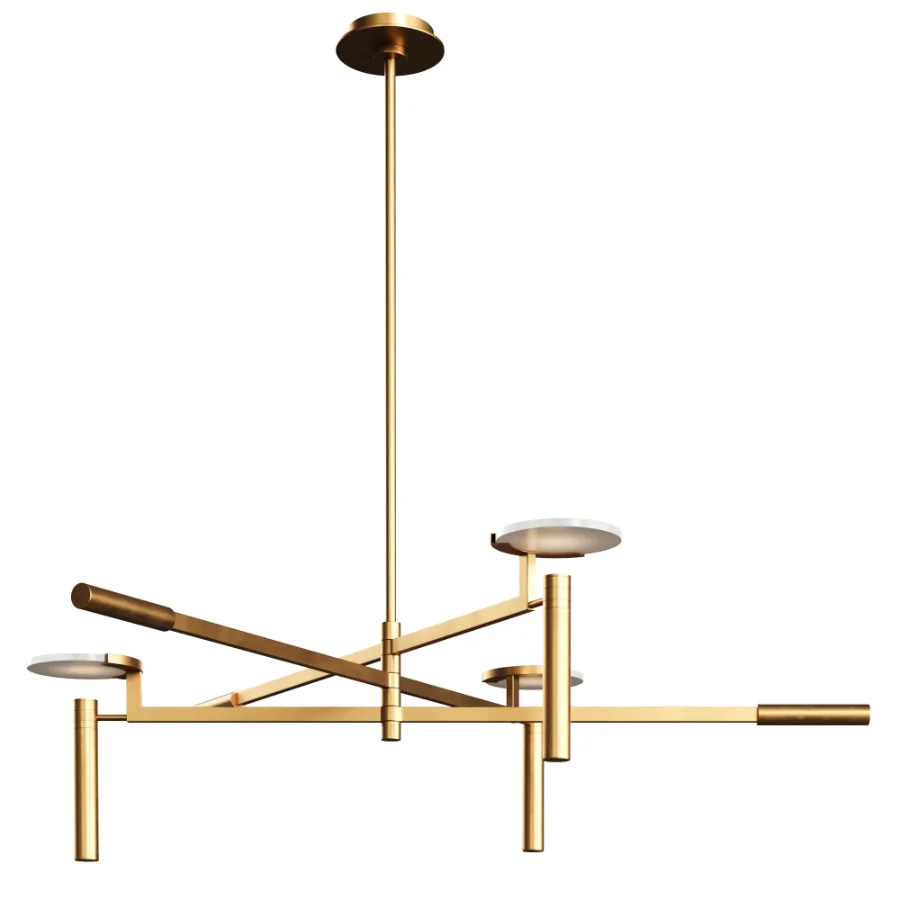 Melange Large Floating Disc Chandelier by Visual Comfort - Image 3