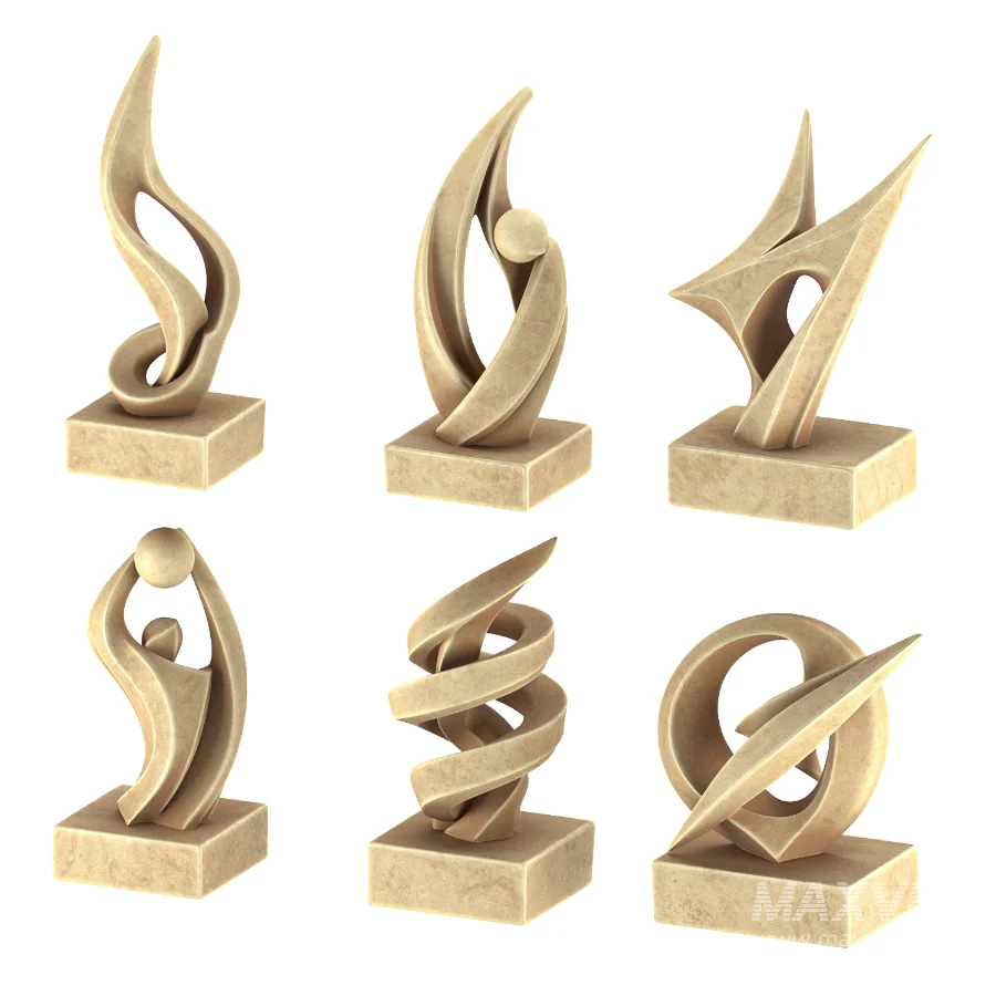Abstract Modern Sculpture 02 - Image 2