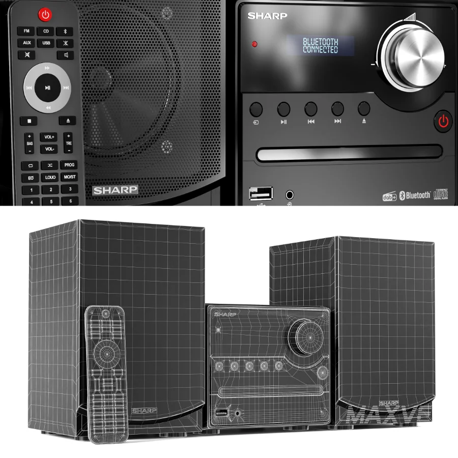 Sharp XL-B512 Wireless & Bluetooth Audio - Image 7