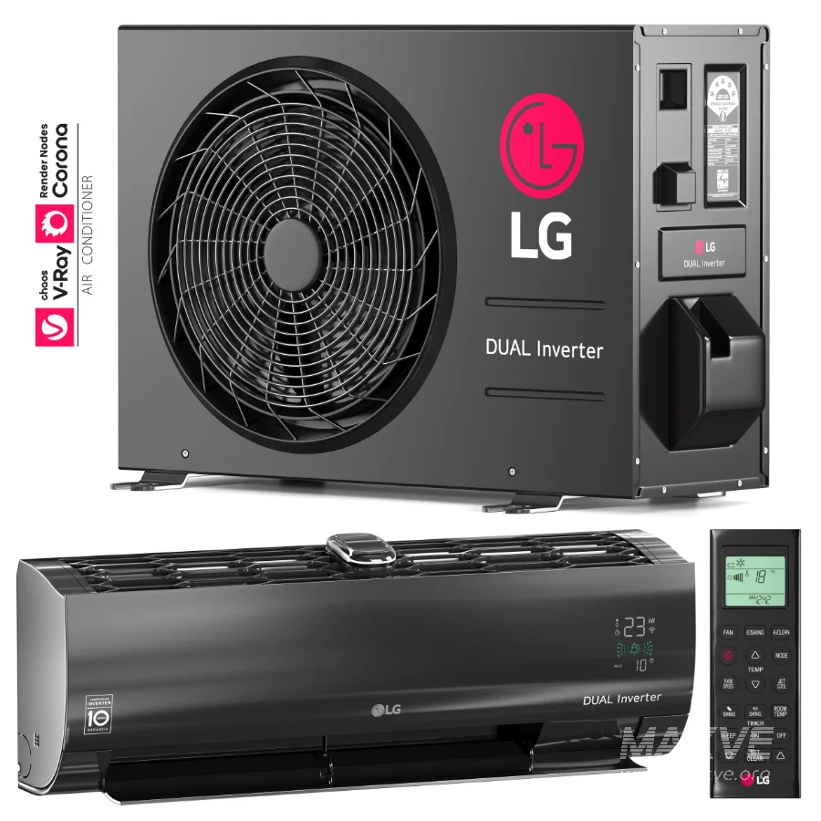 Air Conditioner Black - Image 1