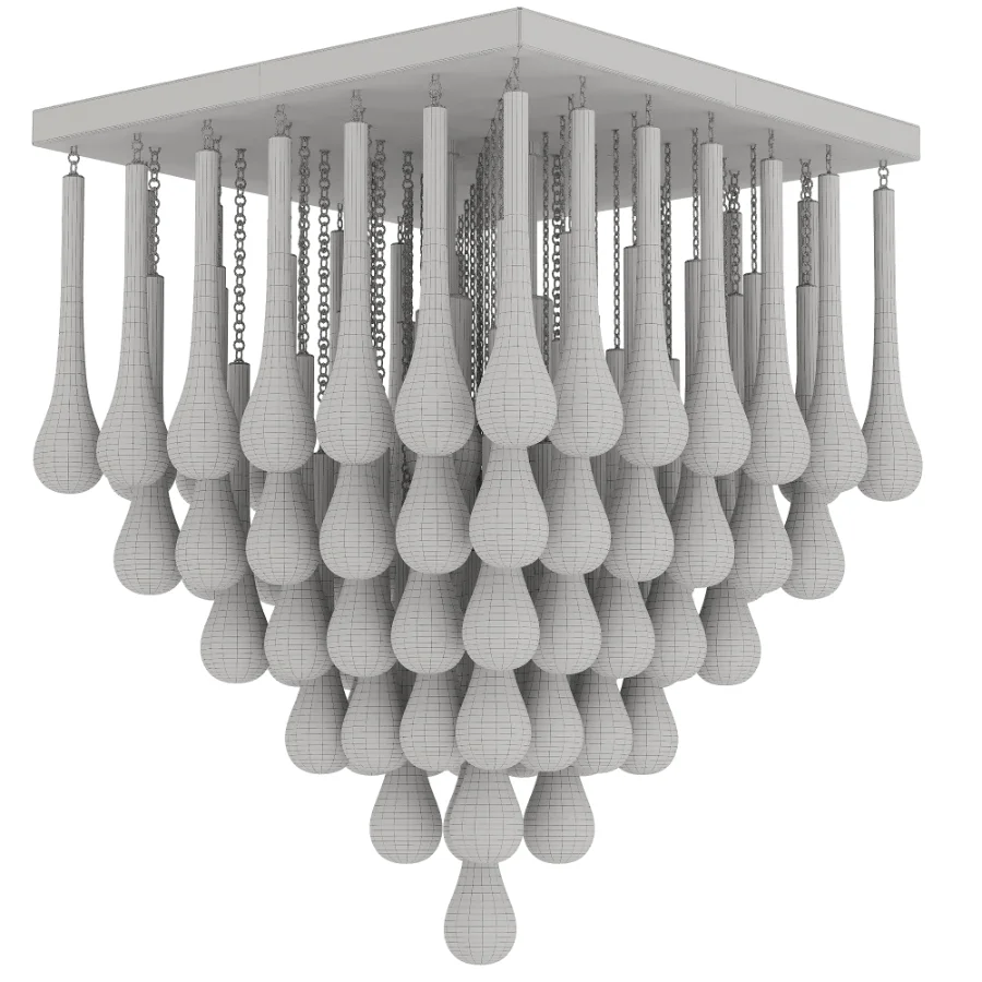 Square Chandelier set7 - Image 2