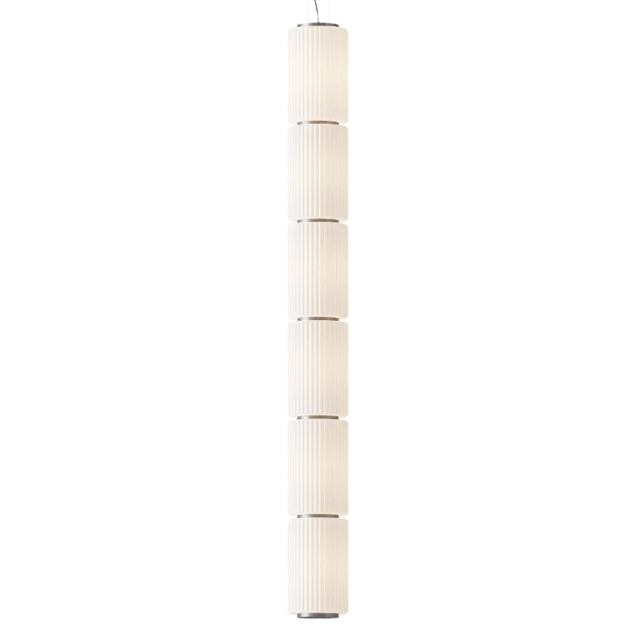 Column Ivory Vertical Pendant Lamp - Image 1