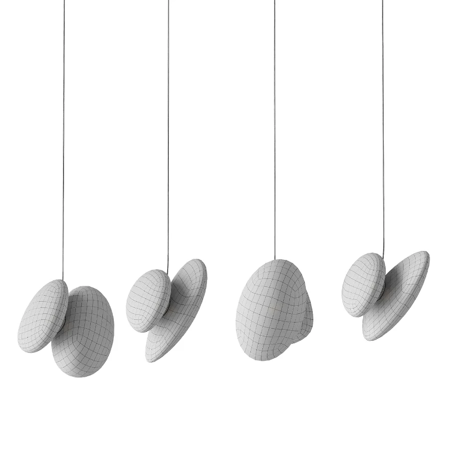 Pebble Linear 01 Pendant Lamp - Image 3
