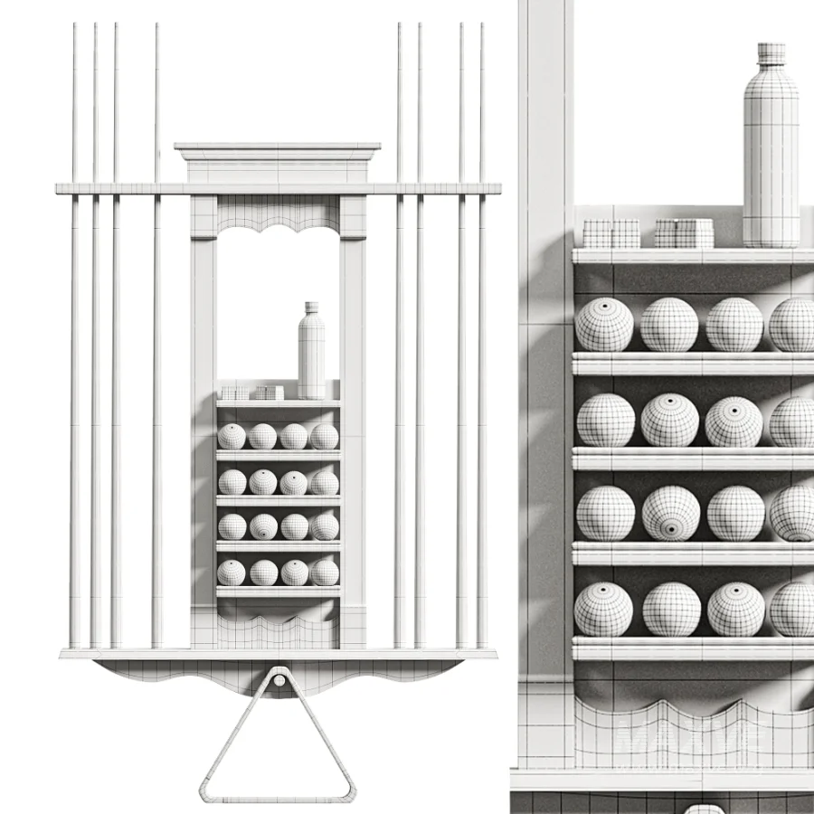 Grand Combination Wall Rack - Image 4