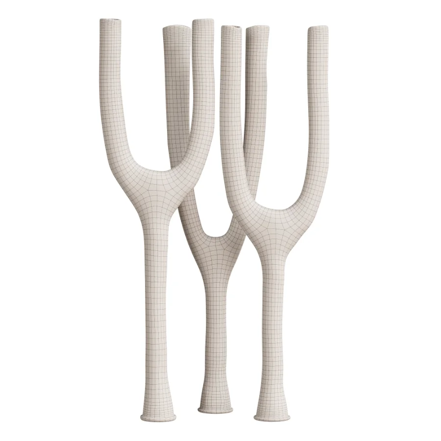 Minimalist Plaster Sculptural Objects - Image 1