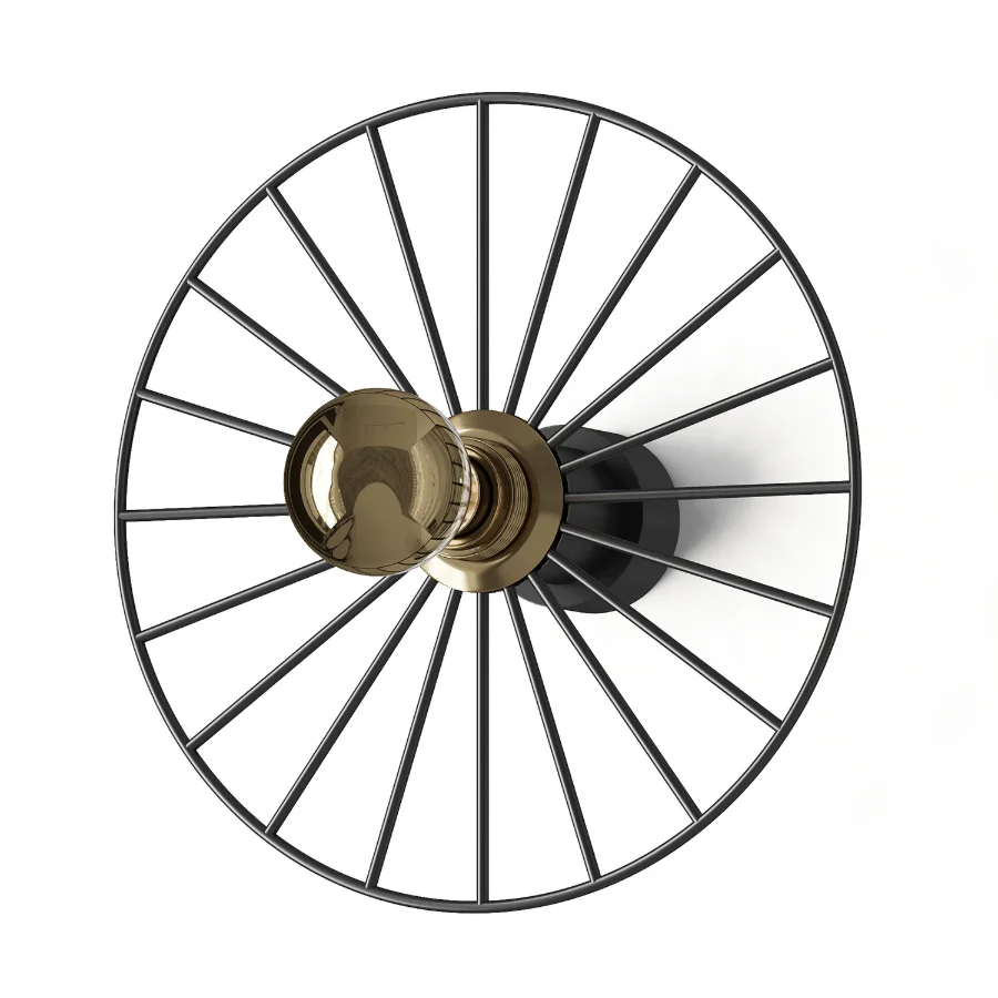 Aromas Del Campo Wheel Wall Lamp - Image 2