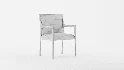Segur Black Boucle Armchair - Thumbnail 11
