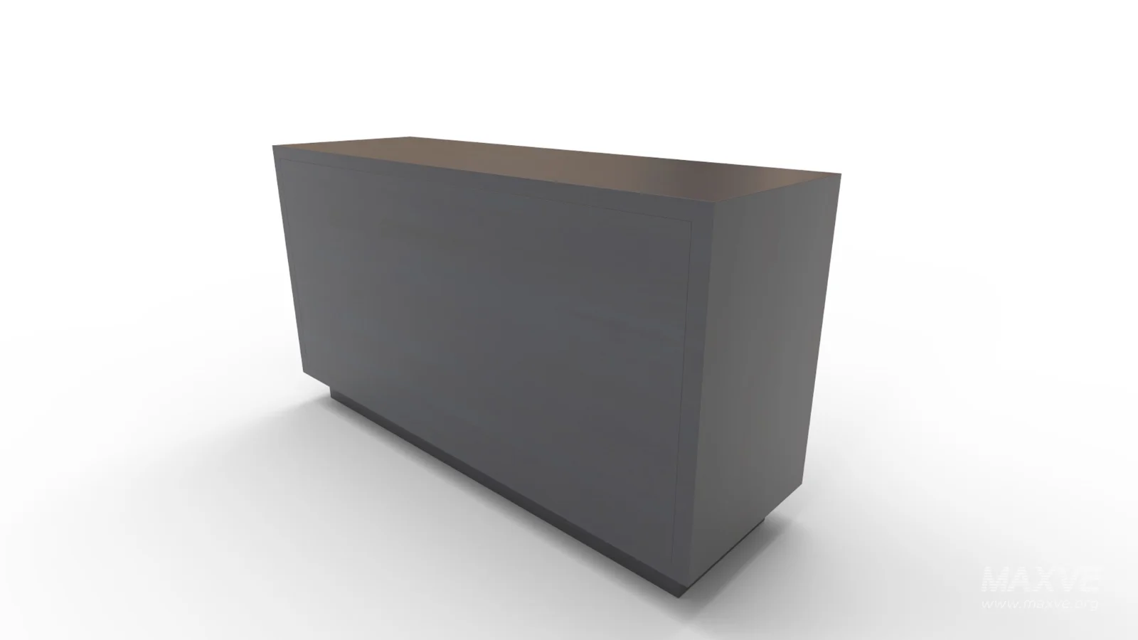 Carved Pattern Wide Dresser - Image 1