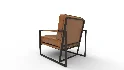 Gaines Top Grain Leather Armchair - Thumbnail 8