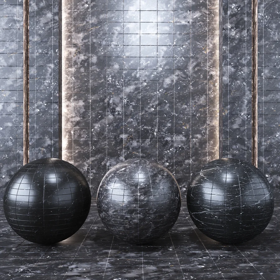 Marble Tile Black - Image 4