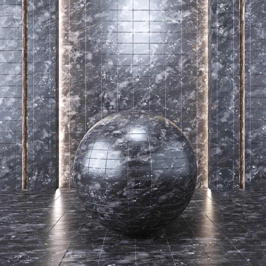 Marble Tile Black - Image 2