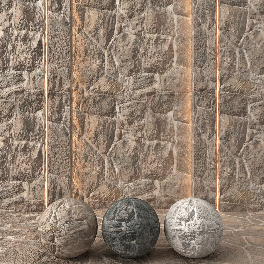 Rock Stone Wall - Image 1