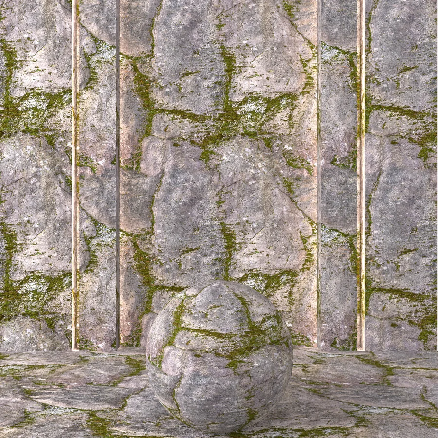 Rock Rough Moss - Image 2