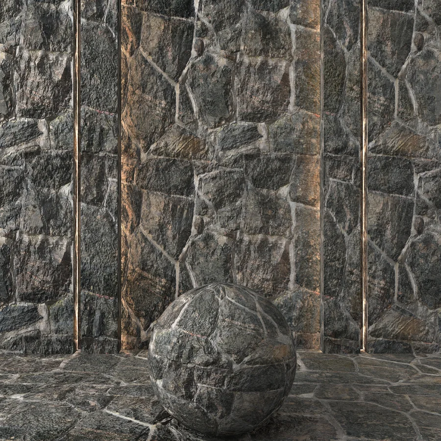 Rock Stone Wall - Image 3