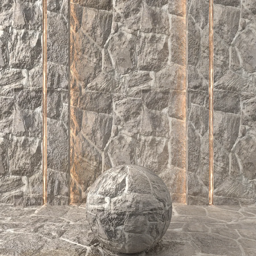 Rock Stone Wall - Image 4
