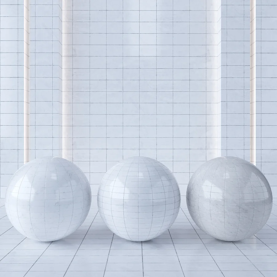 Marble Tile White - Image 4