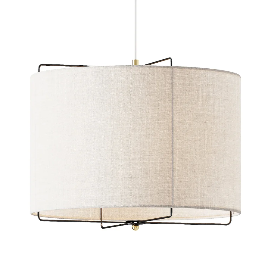 Linen Clouds Large Pendant Lamp - Image 3