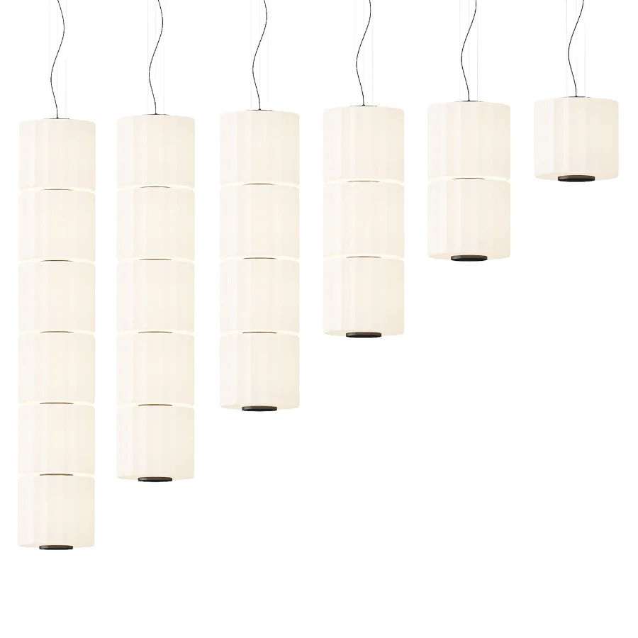 Column Ivory 300 Vertical Pendant Lamp - Image 2