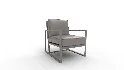 Gaines Top Grain Leather Armchair - Thumbnail 6