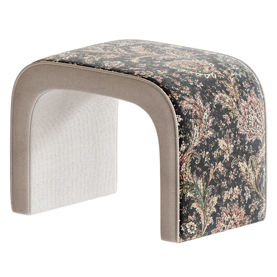 BREC pouf by BORDADO in three prints - Image 2