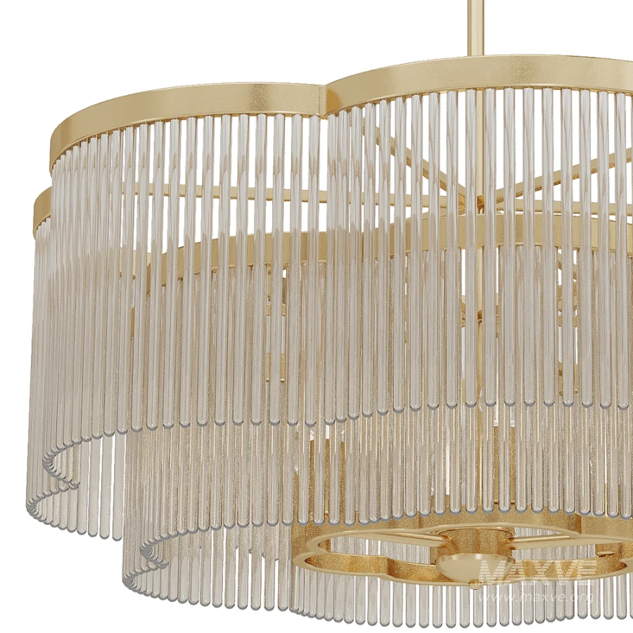 Heirloom Brass Chandelier Light - Image 4