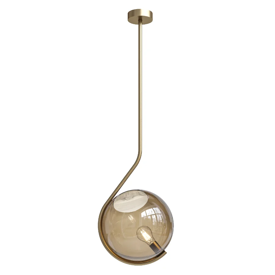 Roll & Hill Fiddlehead Pendant - Image 2