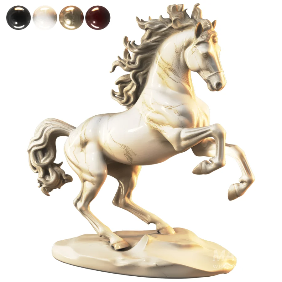 Decorative Horse Statue - Image 5