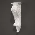 ntal details. Perfect for traditional, neoclassical, baroque, and luxury interior or exterior architectural visualization projects. Ideal for use as a decorative wall bracket, shelf support, cornice accent, or façade ornament. Clean geometry with crisp details, suitable for close-up renders and architectural production workflows. - Thumbnail 1