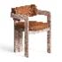 CHAIR With Solid Curved Wooden Structure - Thumbnail 2