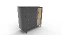 Cane5 Drawer Accent Chest - Thumbnail 2