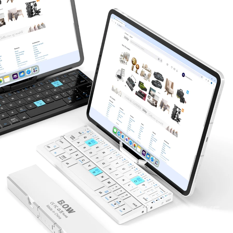Bluetooth Keyboard Foldable iPad Pro - Image 8