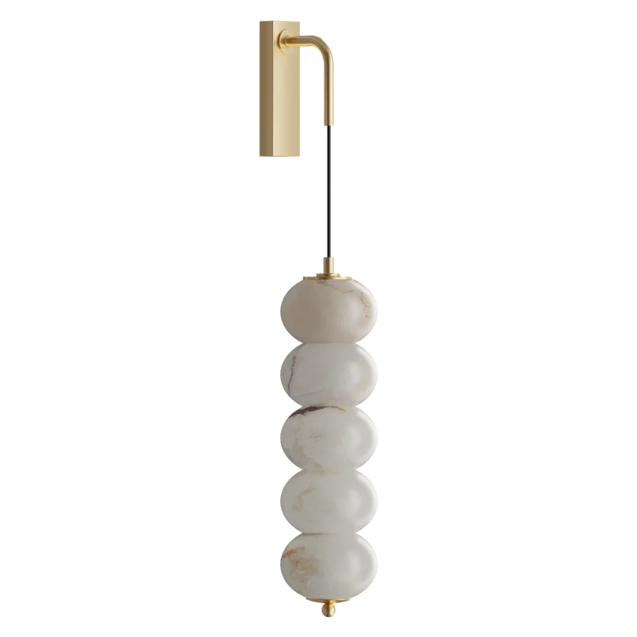 Stacked Alabaster Wall Sconce CAMPANULA - Image 2