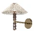 Pleated Walnut Wall Light - Thumbnail 2