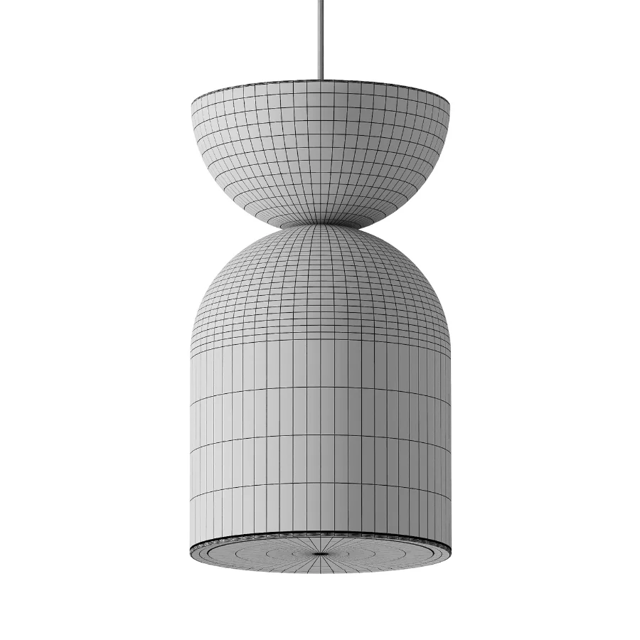 PIET WOOD Pandant Lamp By Lampatron - Image 4