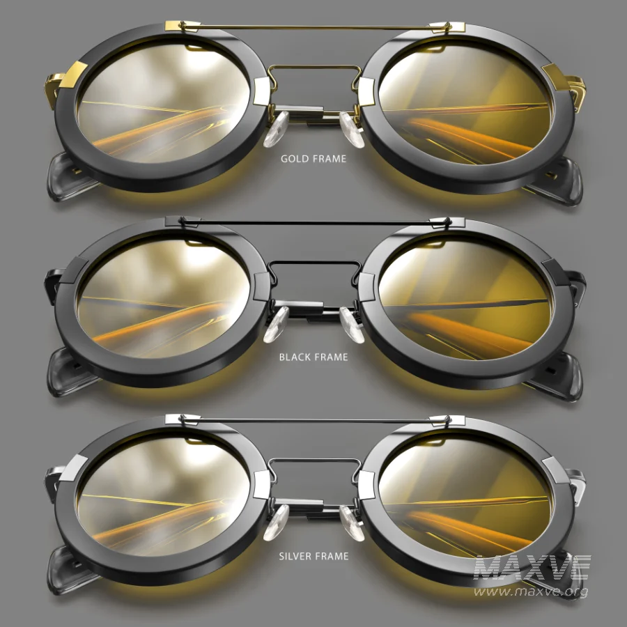 Round Optical Glasses Frame - Image 2