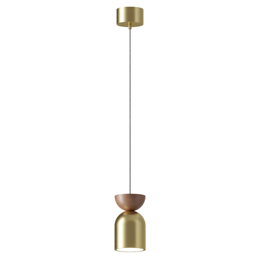 PIET WOOD Pandant Lamp By Lampatron - Image 1