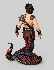 Fantasy Half-Man Half-Dragon Warrior 3D Character Model - Thumbnail 5