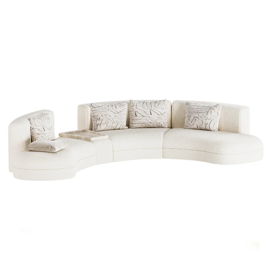 Modular curved sectional Sofa - Image 4