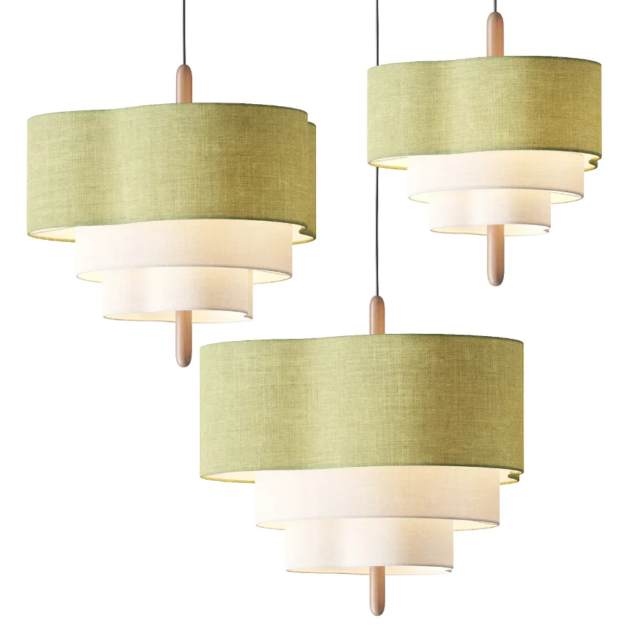 Ophel Fabric Pendant Lamp - Image 5