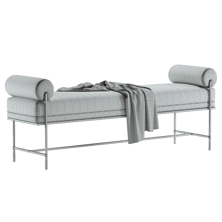 Bolster White Bench - Image 6