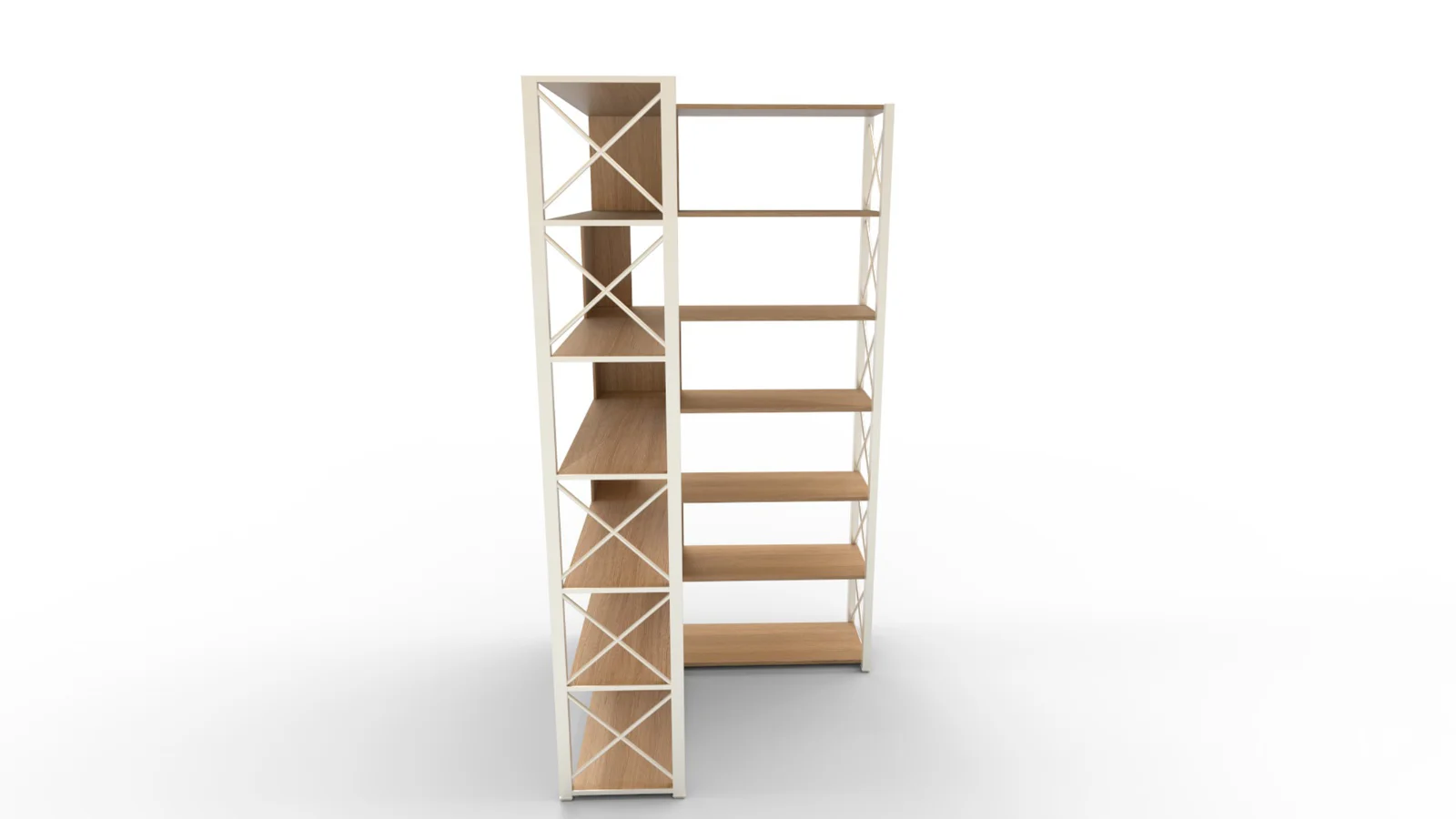 StoriesL Shaped Corner Storage Cabinet - Image 9
