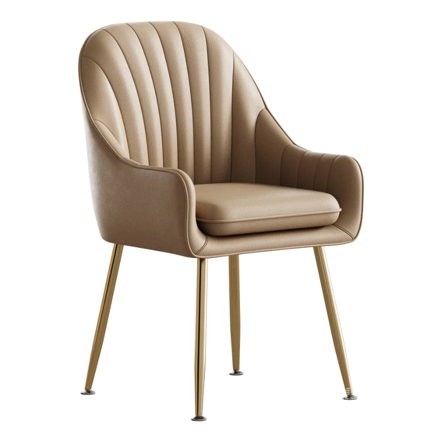 Scandinavian Style Metal Dining Chair - Image 2