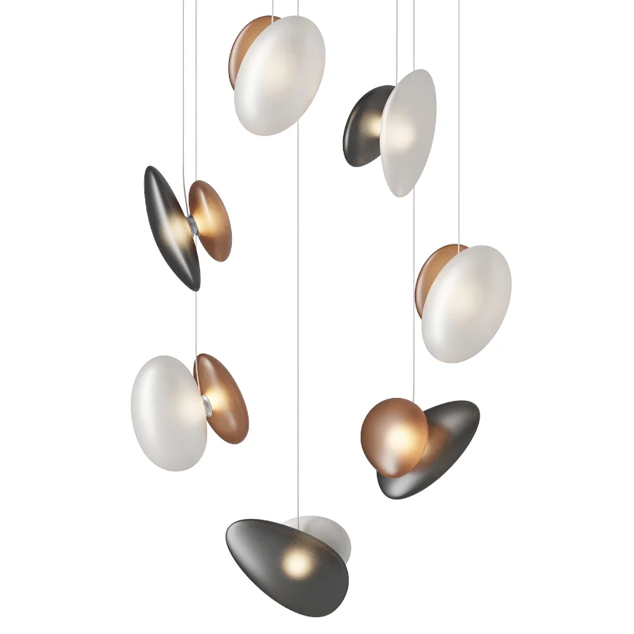 Pebble Linear 05 Chandelier - Image 1