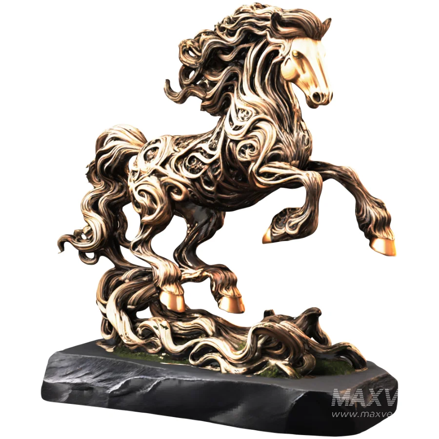 Decorative Horse Statue for Interior - Image 2