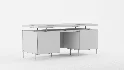Raffael Carved Wood Executive Desk - Thumbnail 9