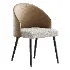 Simple Arm Chair with Upholstered Seat - Thumbnail 3
